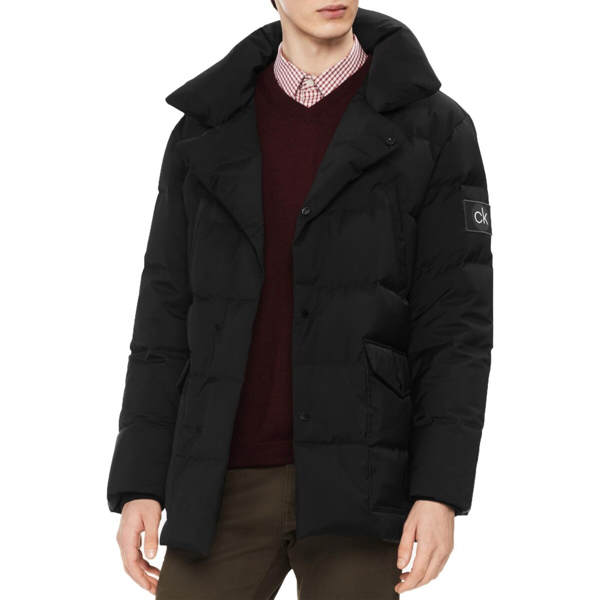 Shop Calvin Klein Mens Puffer Coat Winter Down Overstock 29010268