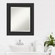 preview thumbnail 7 of 31, Beveled Bathroom Wall Mirror - Shipwreck Black Frame