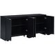 preview thumbnail 22 of 44, Hidden Shoe Cabinet Multi-Function Shoe Cabinet Vintage Shoe Cabinet with Adjustable Shelving and 4 Doors for Living Room
