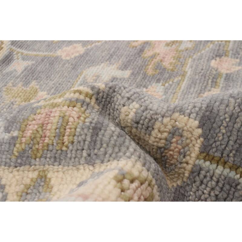 ECARPETGALLERY Hand-knotted Jules Serapi Grey Wool Rug - 7'11 x 9'10