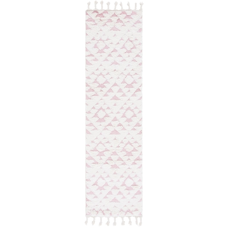 SAFAVIEH Moroccan Tassel Shag Kobi 2-inch Thick Rug