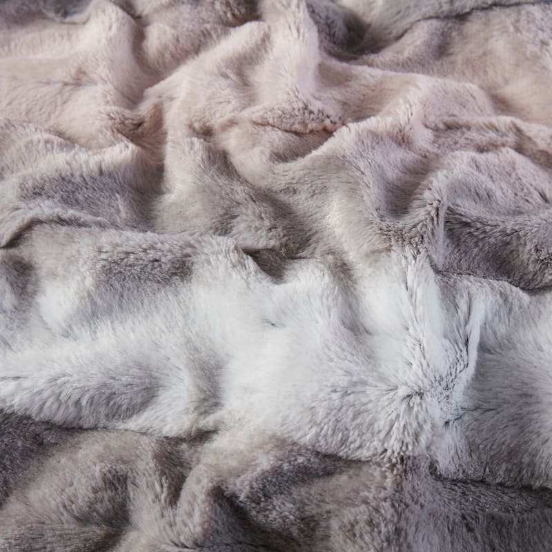 Madison Park Zuri Faux Fur Throw