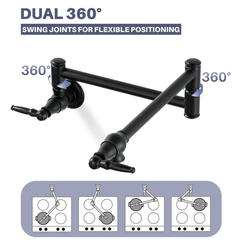 WOWOW Modern Retro Folding Filled Faucet