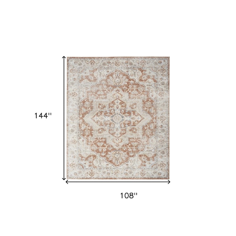 Saqem Power Loomed Modern Area Rug By HomeRoots - 144' X '108' X '0.25
