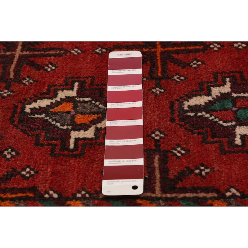 ECARPETGALLERY Hand-knotted Melis Vintage Red Wool Rug - 5'1 x 9'5