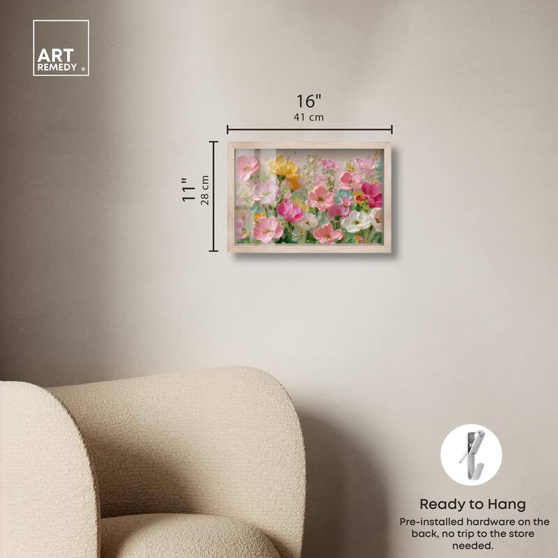 Expressed in Petals I Shadowbox by Art Remedy