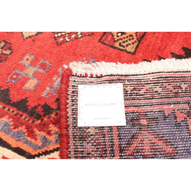 ECARPETGALLERY Hand-knotted Andelz Red Wool Rug - 4'7 x 7'2