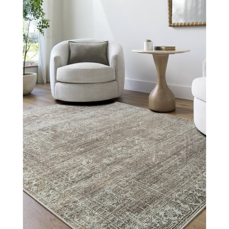 Galey Alix x Livabliss Collins Avenue VII Vintage Medallion Area Rug