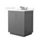 Option Dark Gray / Giotto Quartz Top / Brushed Nickel