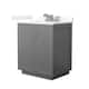 Option Dark Gray / Giotto Quartz Top / Brushed Nickel