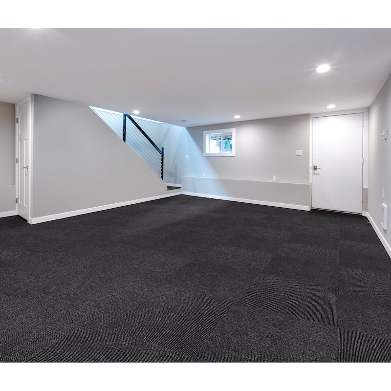 Foss Floors Picket 24"x24" Peel and Stick Indoor/Outdoor Carpet Tiles 10/Box