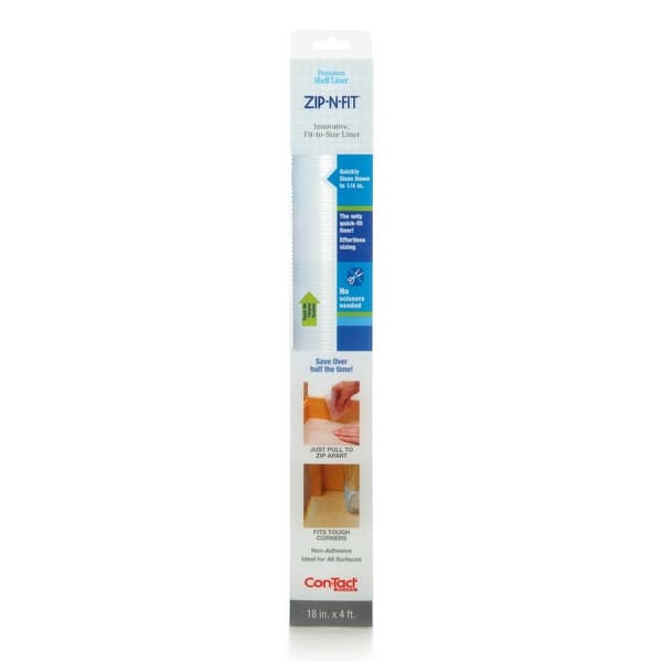 Clear Ribbed Shelf Liner (Box of 4)