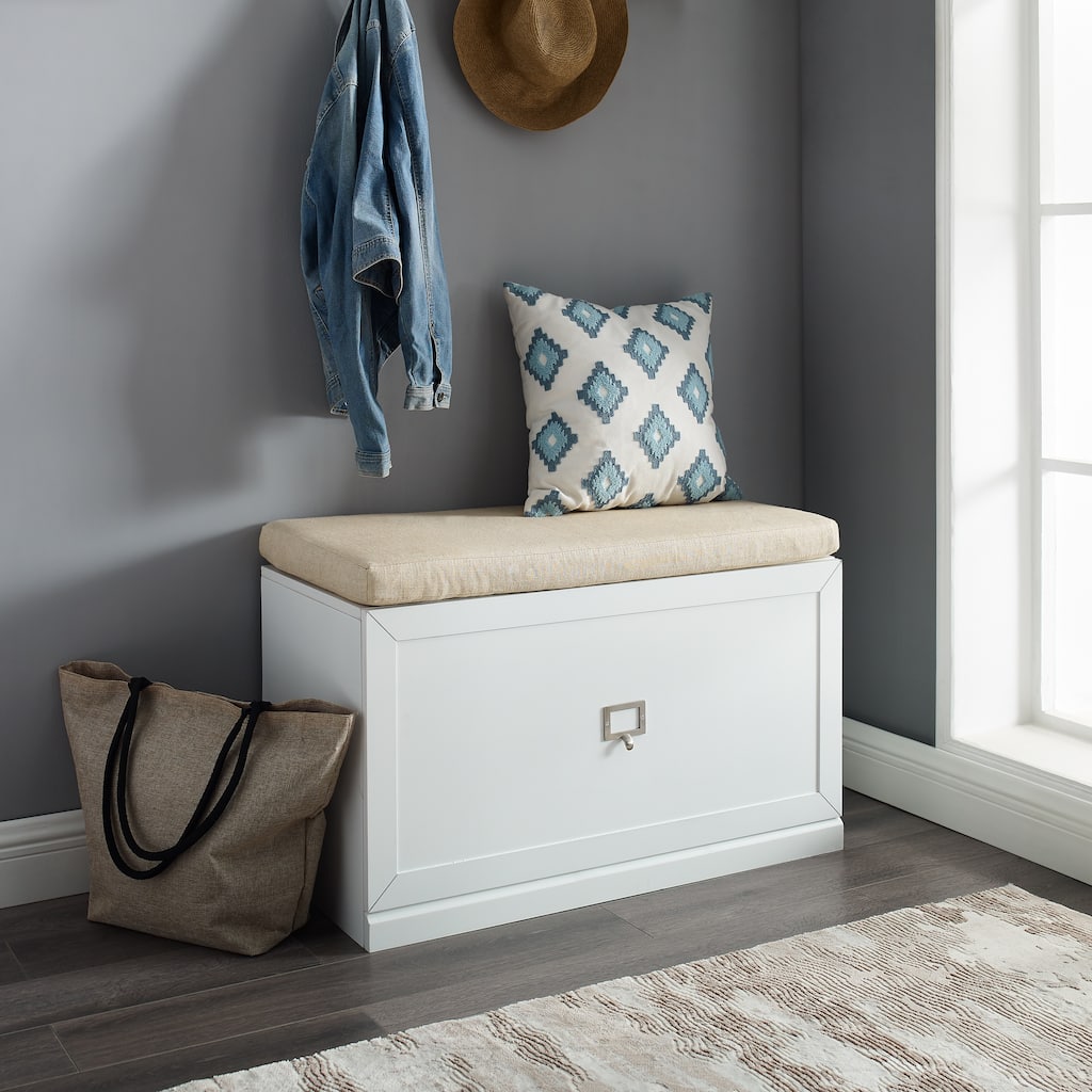 Crosley Harper Entryway Bench - 33"W x 16.5"D x 20.5"H