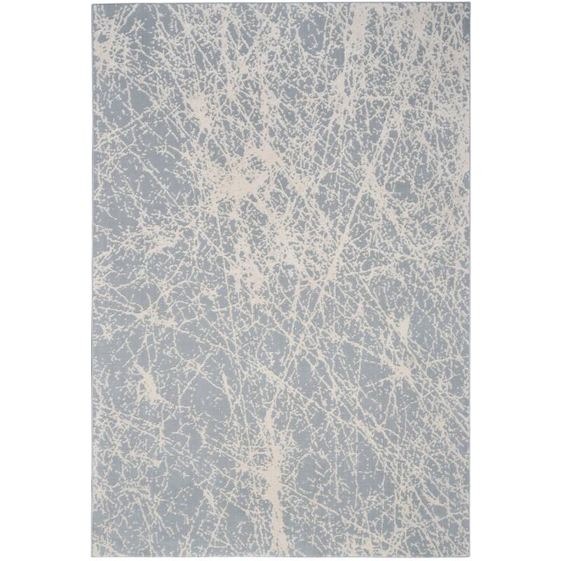 Nourison Lillian Indoor only Grey Abstract Area Rug
