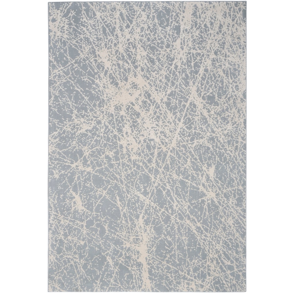 Nourison Lillian Indoor only Grey Abstract Area Rug