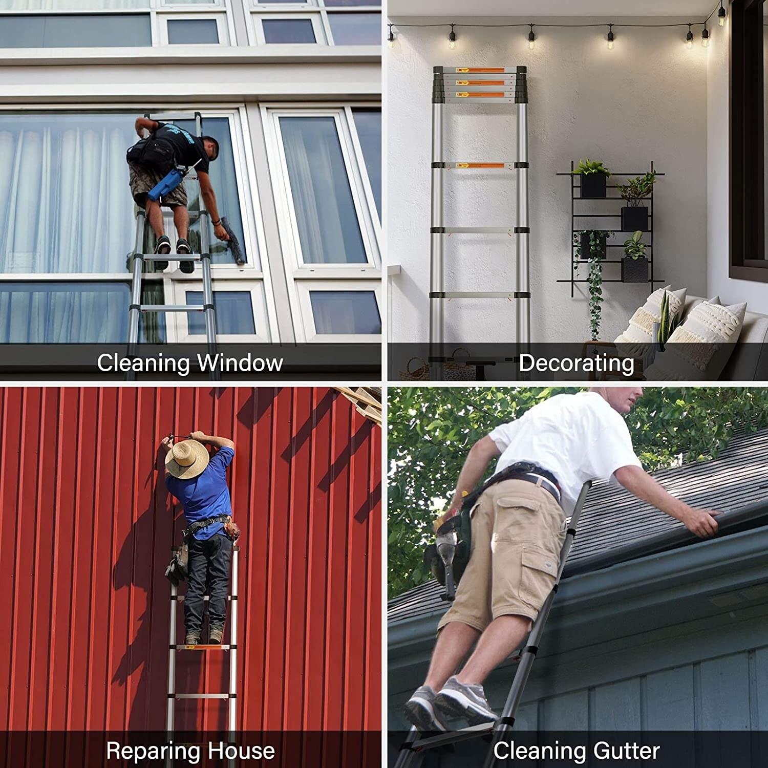 8.5 ft store telescoping ladder