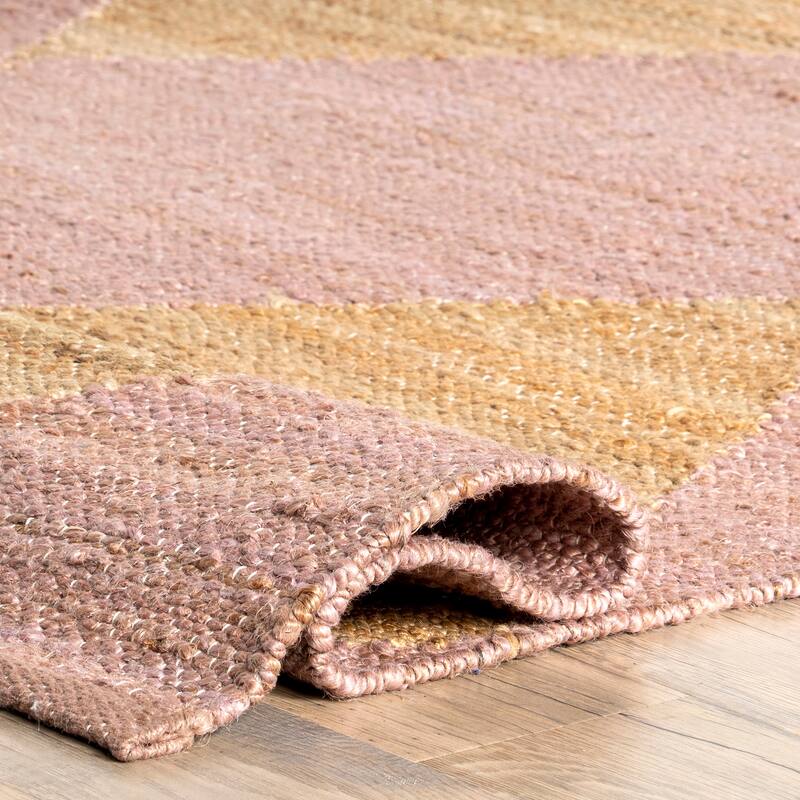 Nuloom Pandora Diamond Jute Area Rug