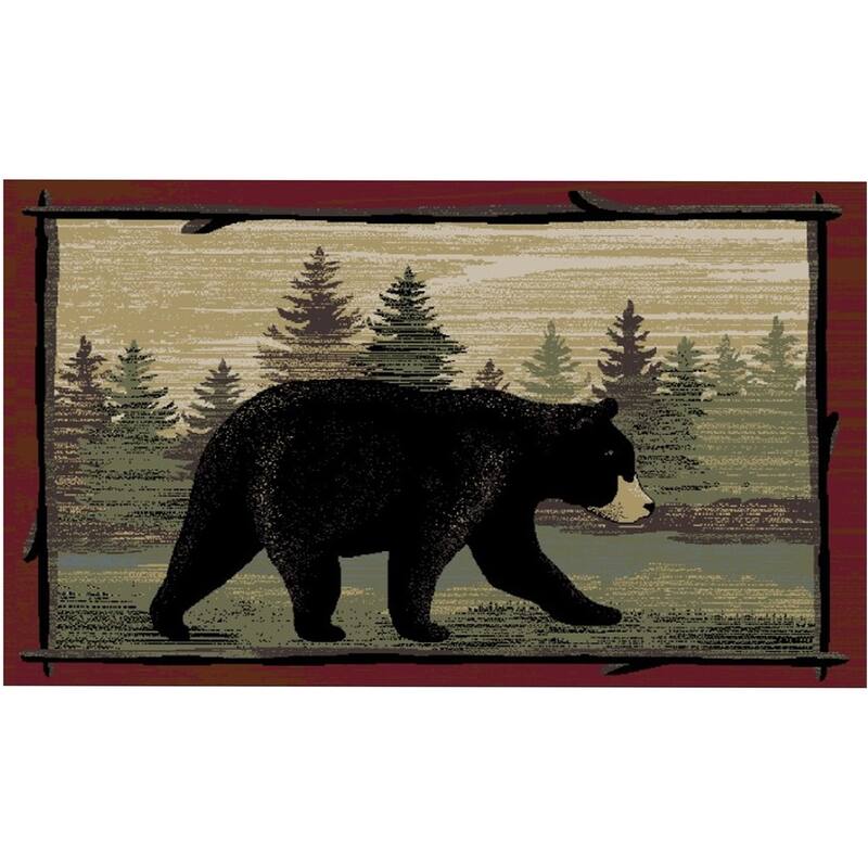 Cozy Cabin Woodside Retreat Accent Rug - 20"x34"