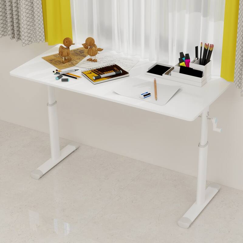 Adjustable compact design study desk suitable for children and adults