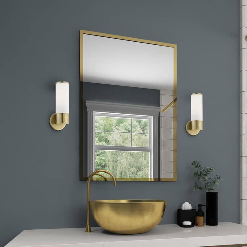 Livex Lighting 1 Light ADA Single Sconce, 16561-01 - 4.25" W x 11.25" H x 3.9" Ext.