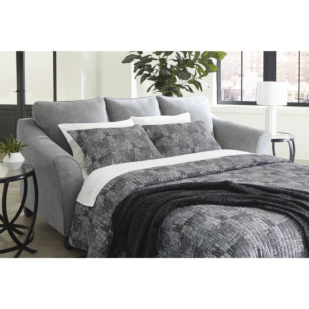 Signature Design by Ashley Mathonia Gray Queen Sofa Sleeper - 92"W x 40"D x 41"H