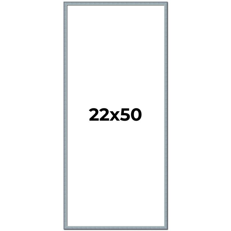 22x50 Frame Rustic Sky Blue Solid Wood Picture Frame | 0.75 Inch