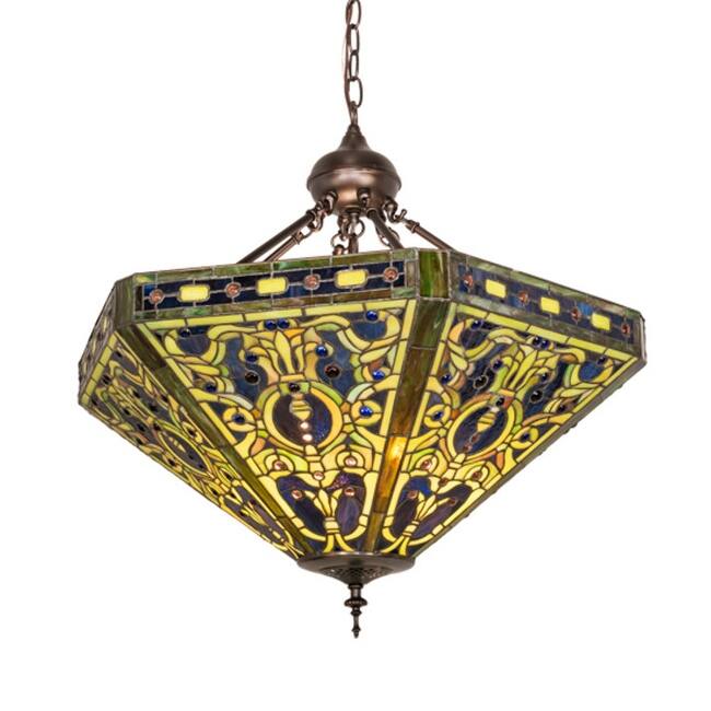 Meyda Tiffany 215903 3 Light 26" Wide Pendant - Natural