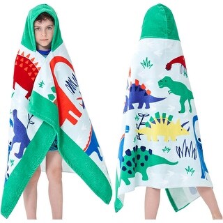 thumbnail image 2 of Hooded Towel For Kids, 100% Cotton Soft And Absorbent Pool Bat 2 of 10