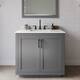 Option Dark Gray / Giotto Quartz Top / Matte Black