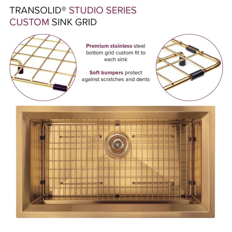 Transolid PUSS331911 Studio 33" Undermount Single Basin Stainless