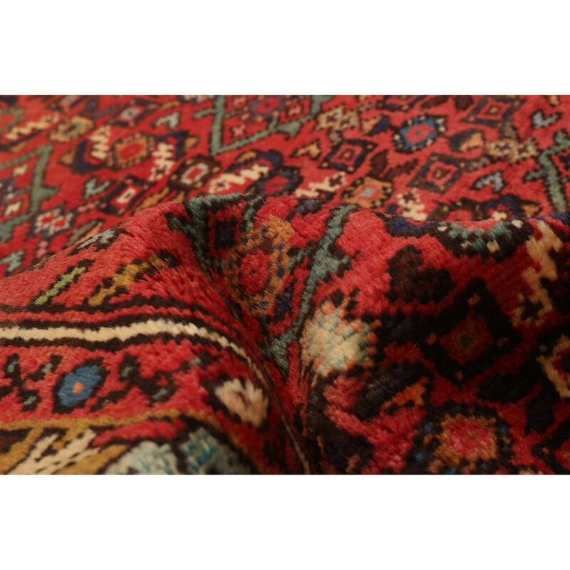 ECARPETGALLERY Hand-knotted Andelz Red Wool Rug - 2'11 x 10'1