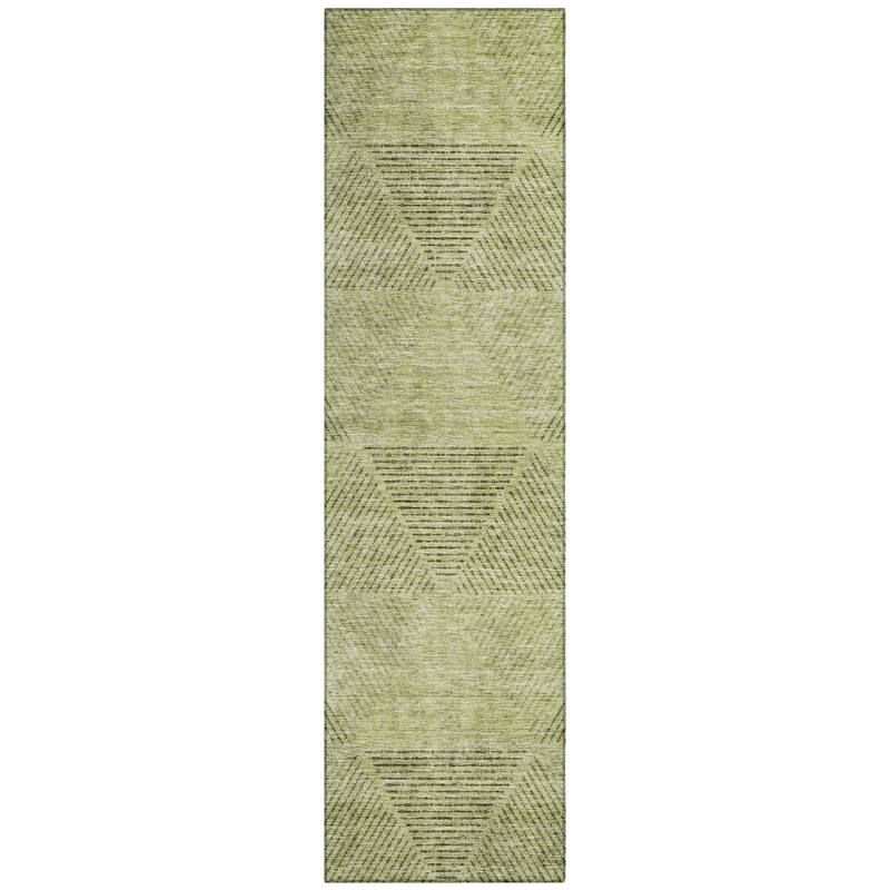 Machine Washable Indoor/ Outdoor Chantille Contemporary Prism Rug