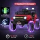 preview thumbnail 38 of 45, 12V Ride On Car for Kids with LED Lights and Safety Features - 37" x 24.5" x 25.5"
