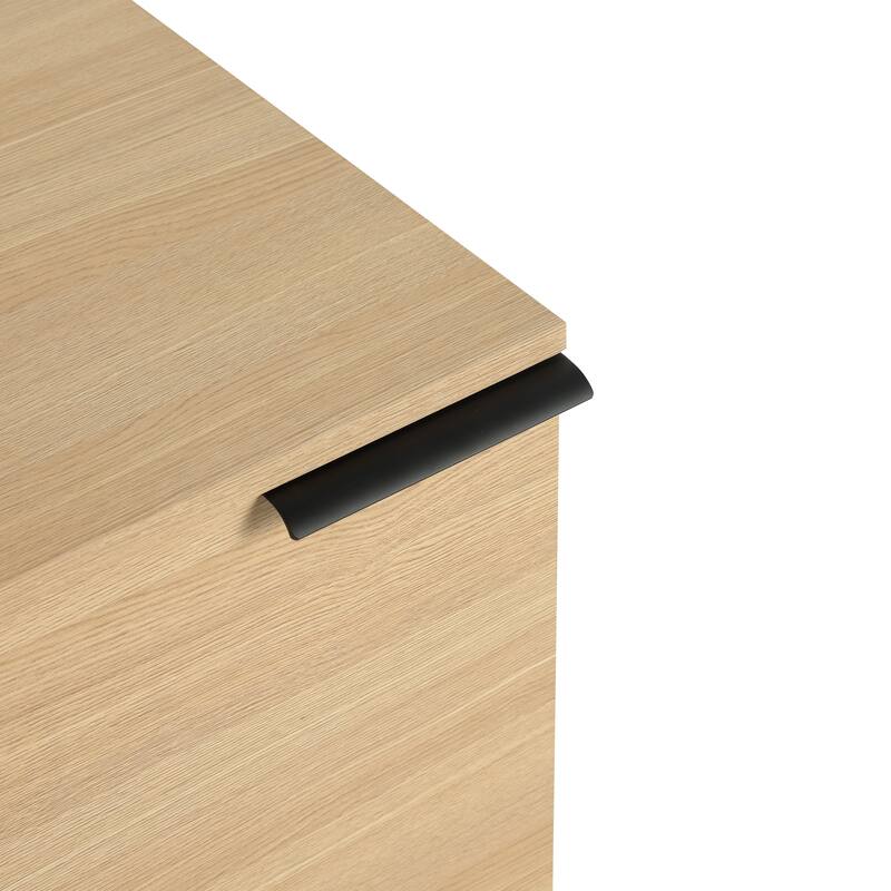 24" Oak Bathroom Vanity Cabinet with Generous Storage, Soft-Close Doors, and Easy Assembly (Sink Not Included)
