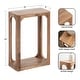 preview thumbnail 18 of 37, Kate and Laurel Dahl Wood Slim Side Table