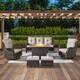 Option Brown Wicker / Beige Cusion