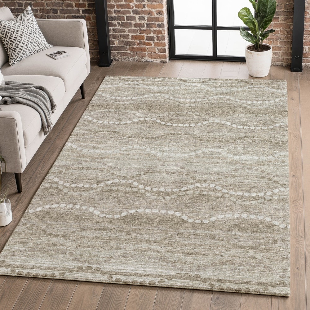 Premium Washable Super Soft Pixy Stripes Mayfield Rug