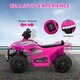 preview thumbnail 23 of 25, Qaba Kids ATV Quad, 6V Ride On Toy with Rechargeable Battery, Light, Forward & Reverse, 4 Wheeler Battery Powered for Boys Girls