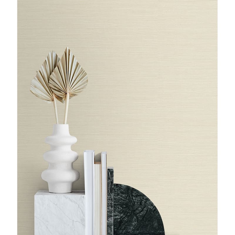 Stacy Garcia Home Seaside Faux Sisal Peel and Stick Wallpaper