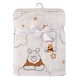 preview thumbnail 4 of 3, Disney Winnie the Pooh Red and White Clouds Super Soft Baby Blanket