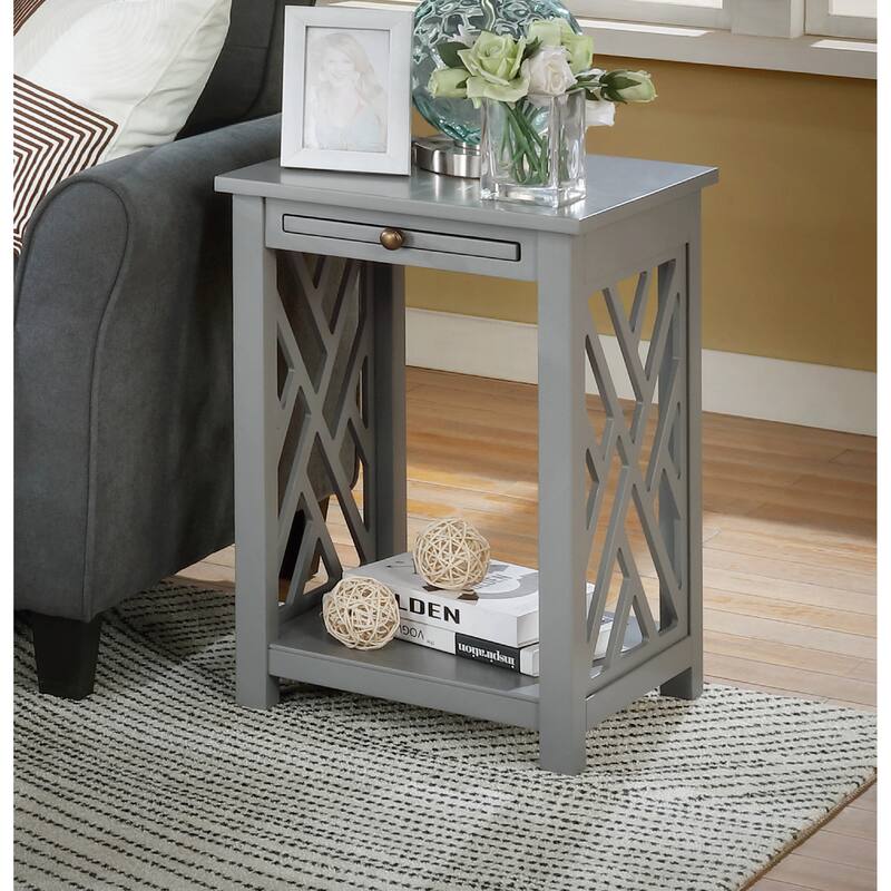 Porch & Den Altadena 3-piece Coffee Table and Two End Tables with Tray Shelf