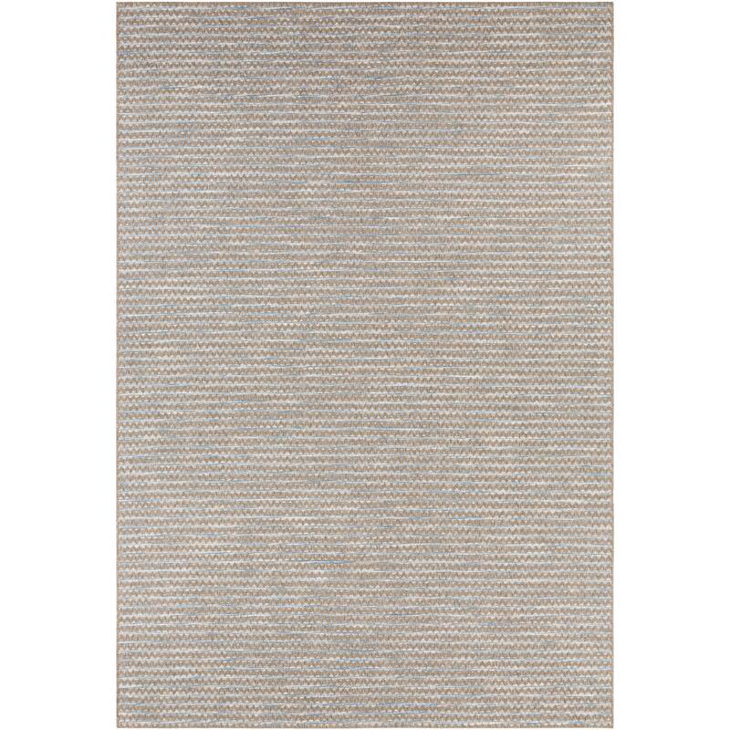 Vickie Subtle Stripes Outdoor Area Rug
