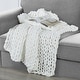 preview thumbnail 4 of 6, Kathy Ireland Chunky Knit Chenille Throw