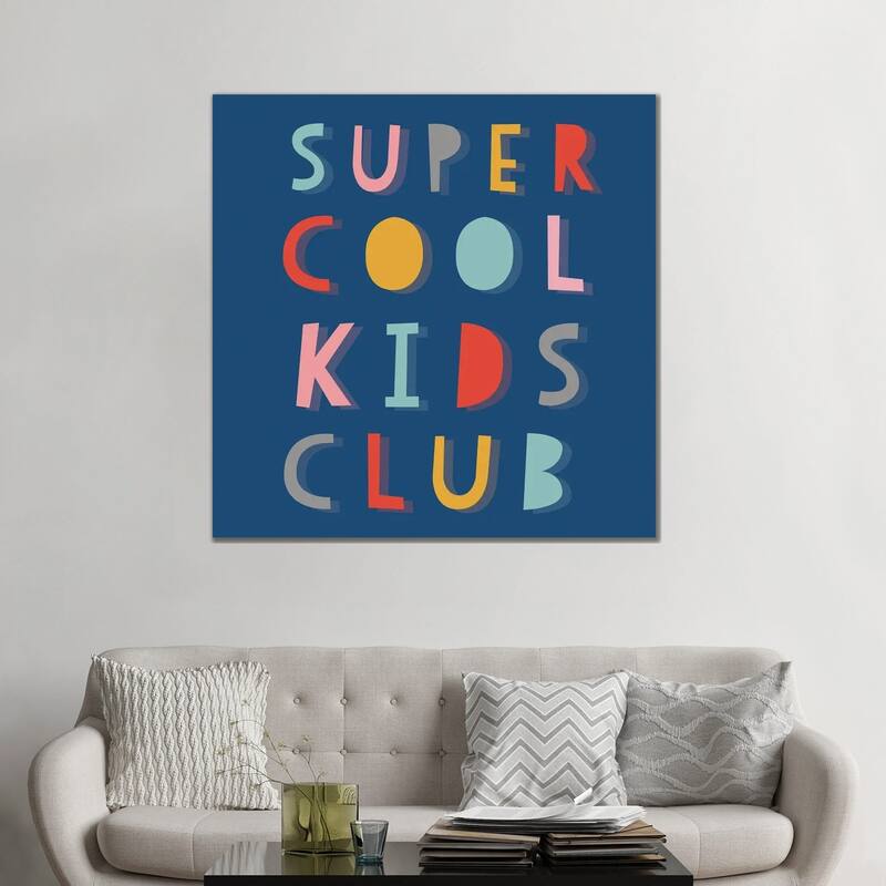 iCanvas "Super Cool Kids" by Lula Bijoux & Company Canvas Print