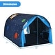 preview thumbnail 14 of 18, Kids Galaxy Starry Sky Dream Portable Play Tent with Double Net Curtain - 57" (L) x 40" (W) x 32.5" (H)