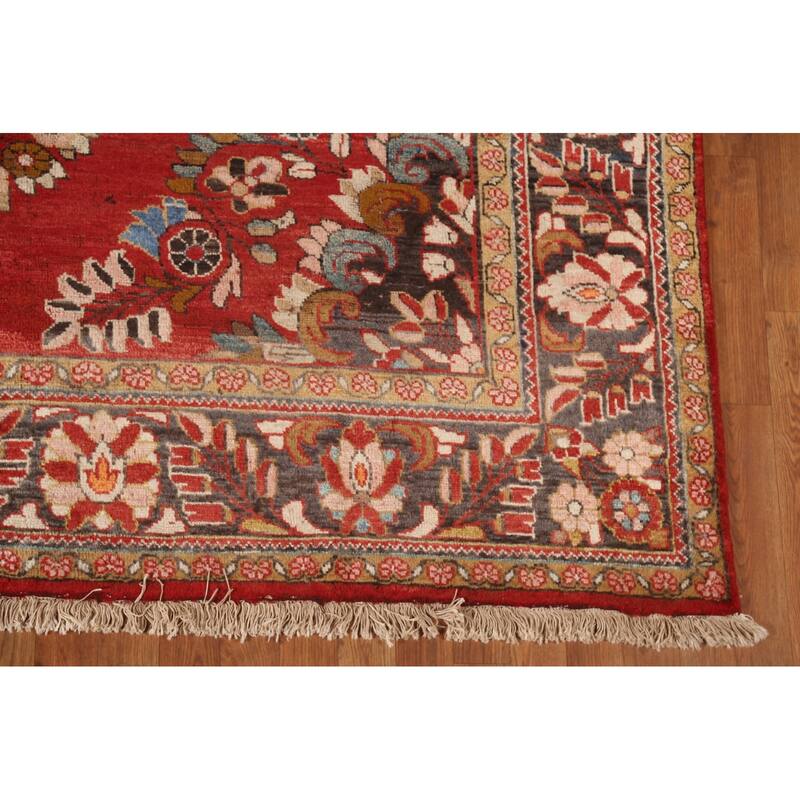 Lilian Persian Vintage Rug Handmade Wool Carpet - 7'3"x 10'3"