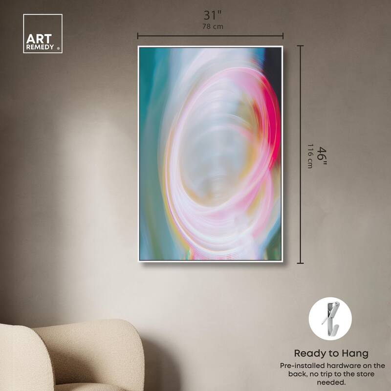 Swirling Light III Canvas by Art Remedy