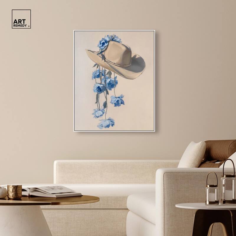 Brimming Blues II Canvas by Art Remedy