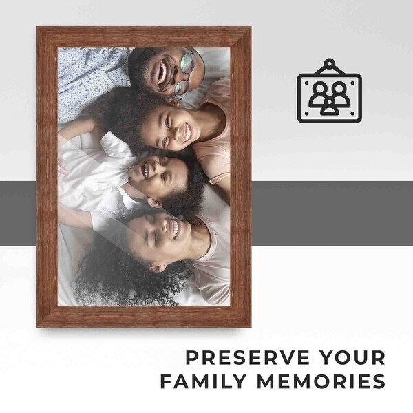 8x20 Picture Frame - Rustic Picture Frame Complete With UV Acrylic
