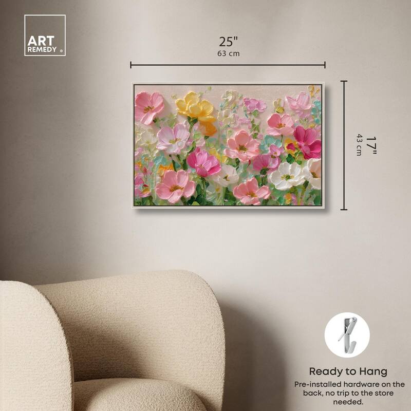 Expressed in Petals I Canvas by Art Remedy